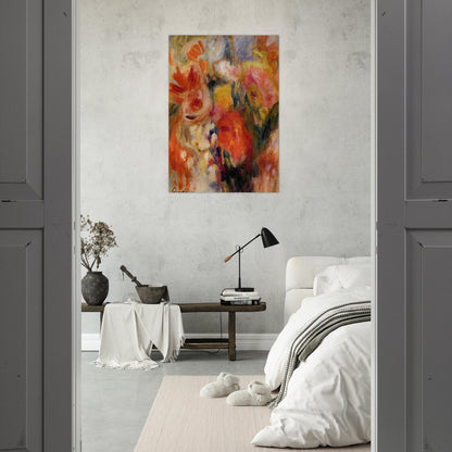 Flower Study - Pierre-Auguste Renoir Brushed Aluminum Print - 70x100 cm / 28x40 inches | Pierre-Auguste Renoir Aluminum Print | Pierre-Auguste Renoir Prints
