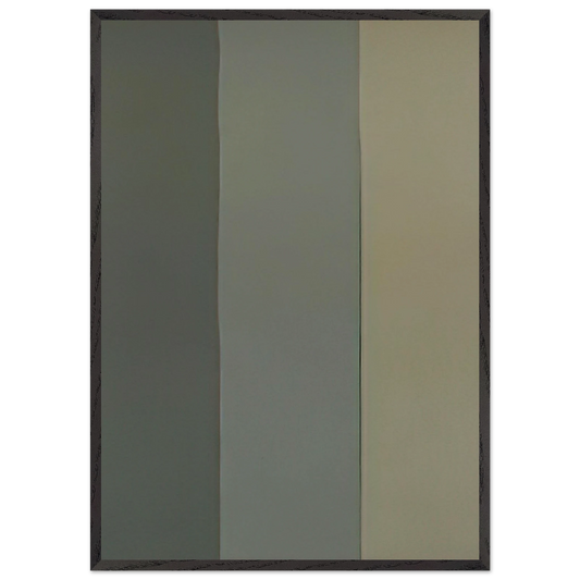 Tour III - 1972 - Brice Marden 70x100 cm / 28x40 inches Framed Art Print – Black Wooden Frame