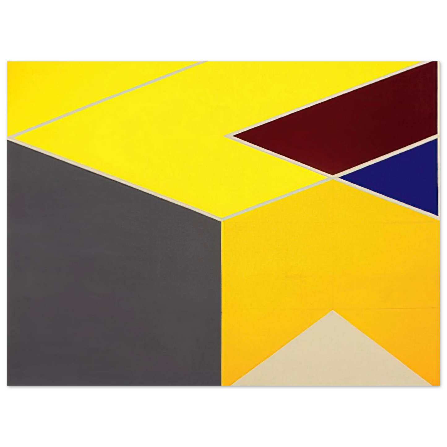 Larry Zox - Diamond Cut Series - 1966  75x100 cm / 30x40inches Fine Art Poster