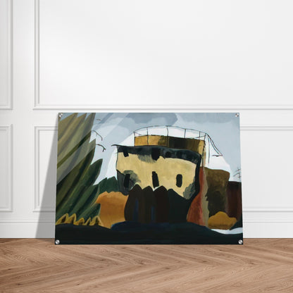 Tanks - 1938 - Arthur Dove Acrylic Print - 70x100 cm / 28x40″ inches | Arthur Dove Wall Art | Arthur Dove Prints