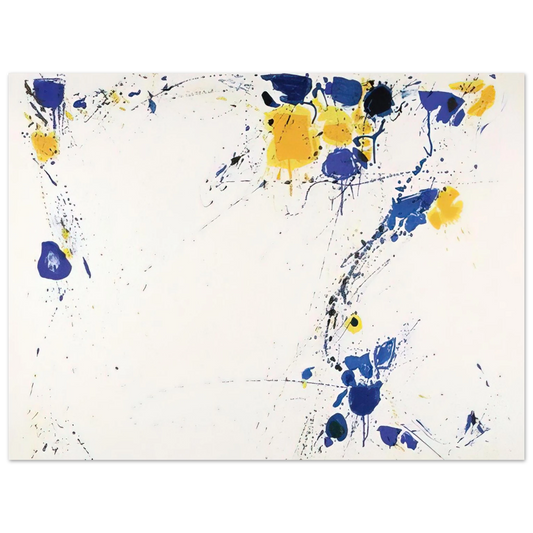 Sam Francis - Foot Print  75x100 cm / 30x40inches Fine Art Poster