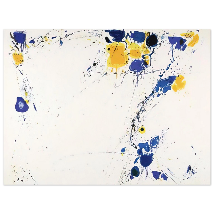 Sam Francis - Foot Print  75x100 cm / 30x40inches Fine Art Poster