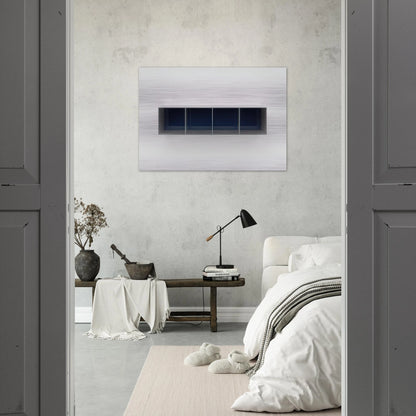 Untitled Menziken - 1988 - Donald Judd Brushed Aluminum Print - 70x100 cm / 28x40 inches | Donald Judd Aluminum Print | Donald Judd Prints