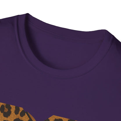 Vintage MTV T-Shirt mit Leopardenmuster, Retro-Musik- und Fernseh-Look der 80er und 90er Jahre, Unisex-Rock-Shirt mit Tiermotiv
