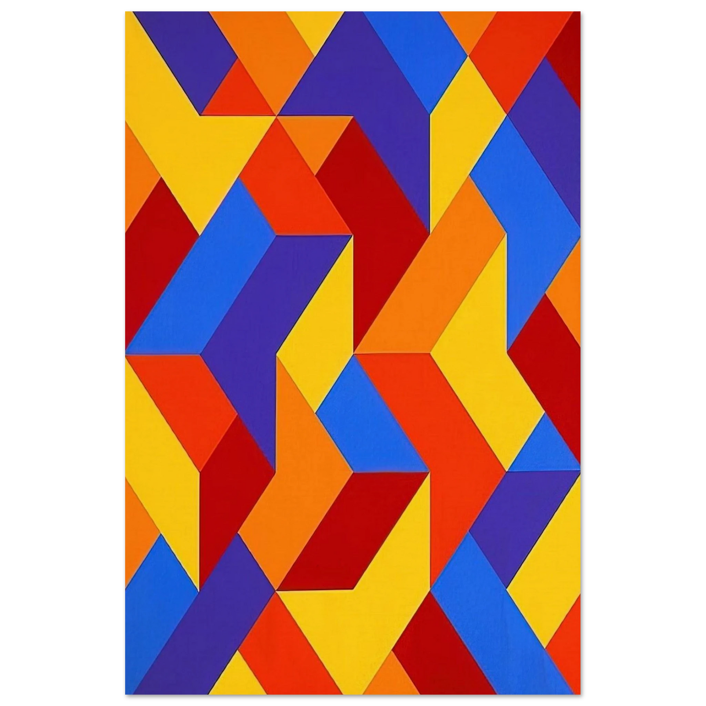 #3 - 1969 - Karl Benjamin Art Prints - 100x150 cm / 40x60″ inches | Karl Benjamin Poster | Karl Benjamin Prints