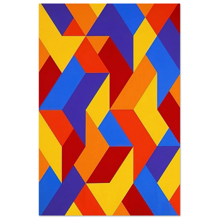 #3 - 1969 - Karl Benjamin Art Prints - 100x150 cm / 40x60″ inches | Karl Benjamin Poster | Karl Benjamin Prints
