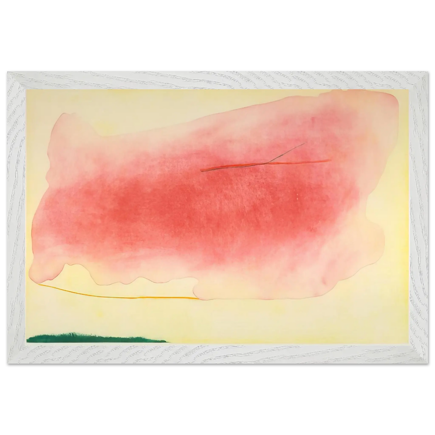 Helen Frankenthaler - Nepenthe - 1972 Wall art - 60x80 cm / 24x32 Inches - Premium Wooden Framed Poster With Fine Art Paper - Black frame