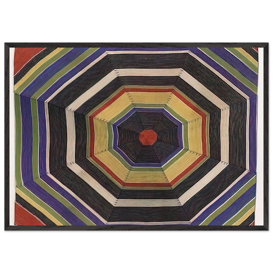 UNTITLED 2005 4 - Louise Bourgeois 70x100 cm / 28x40 inches Framed Art Print – Black Wooden Frame