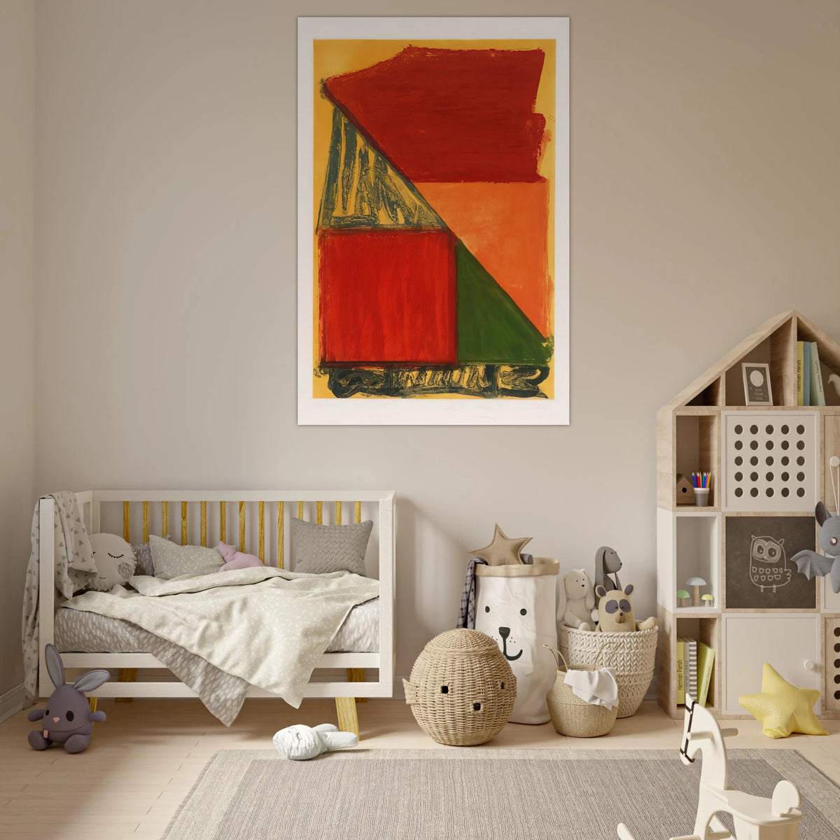 Dido - 1979 - John Hoyland Art Prints - 100x150 cm / 40x60″ inches | John Hoyland Poster | John Hoyland Prints