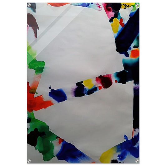 Untitled  Tokyo  - Sam Francis Acrylic Print - 70x100 cm / 28x40″ inches | Sam Francis Wall Art | Sam Francis Prints
