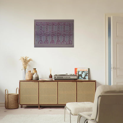 CHANGE THE DIRECTION OF THE MUSIC STAFF - Louise Bourgeois Brushed Aluminum Print - 70x100 cm / 28x40 inches | Louise Bourgeois Aluminum Print | Louise Bourgeois Prints