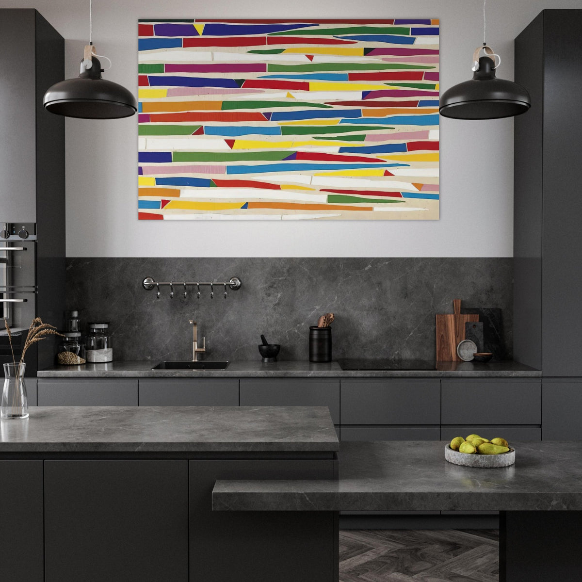 Composite - Color Field Painting - Piero Dorazio Art Prints - 100x150 cm / 40x60″ inches | Piero Dorazio Poster | Piero Dorazio Prints