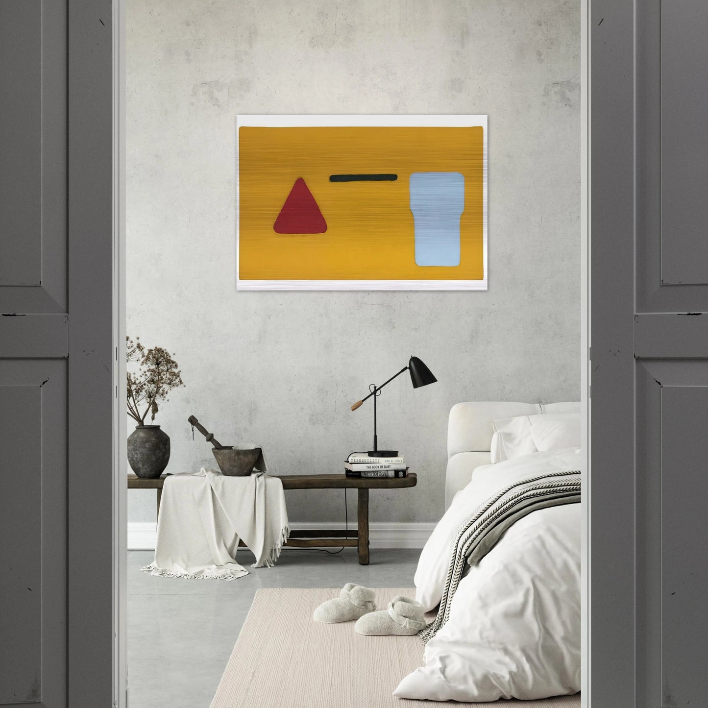 Foley - 1967 - Ron Gorchov Brushed Aluminum Print - 70x100 cm / 28x40 inches | Ron Gorchov Aluminum Print | Ron Gorchov Prints