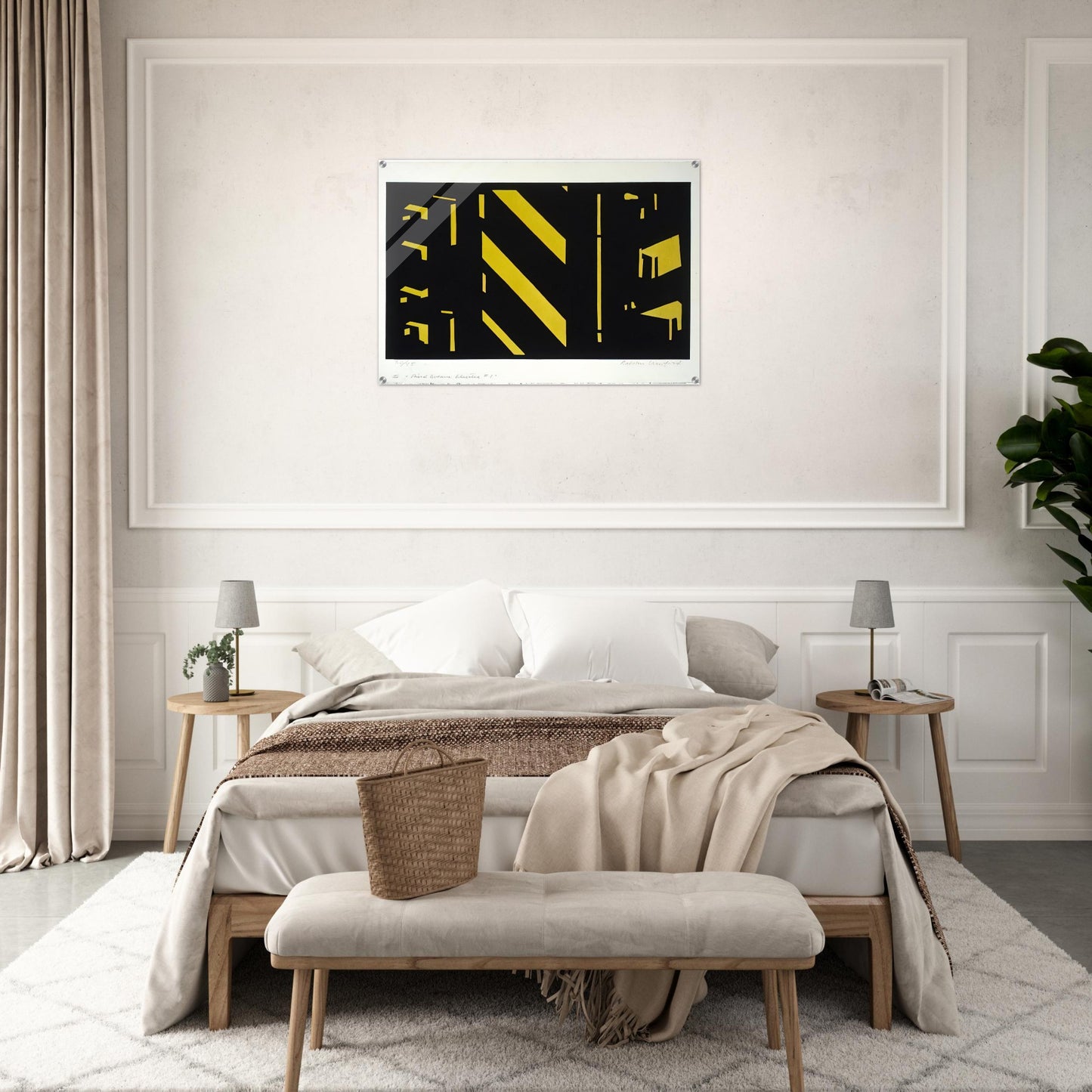 Third Avenue Elevated #1 1951 - Purism - Ralston Crawford Acrylic Print - 70x100 cm / 28x40″ inches