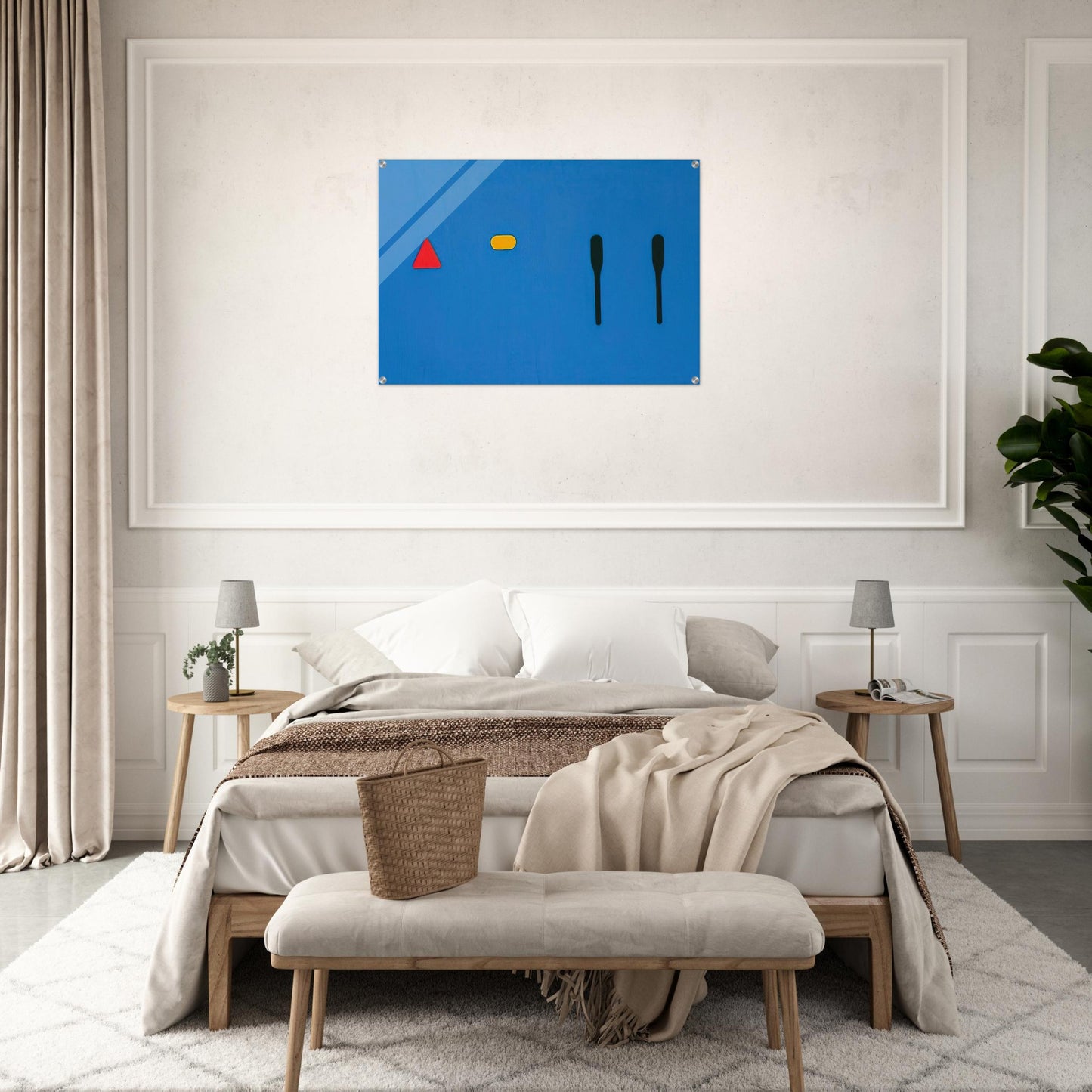 Untitled - 1968 - Ron Gorchov Acrylic Print - 70x100 cm / 28x40″ inches