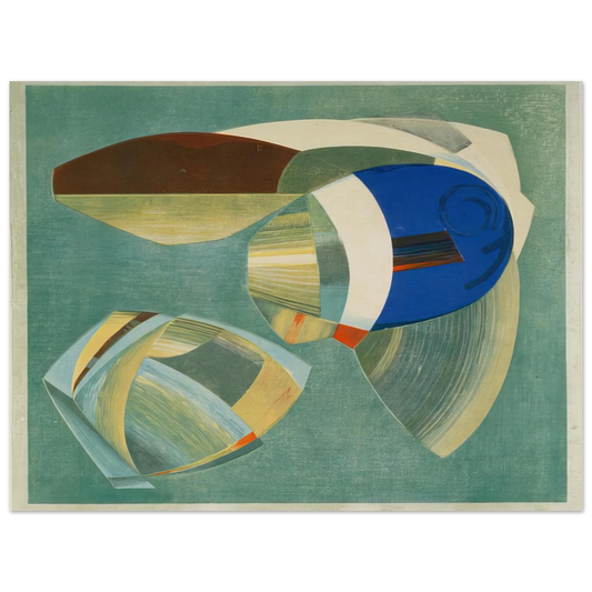 John Ferren - Sea Forms - 1937  75x100 cm / 30x40inches Fine Art Poster