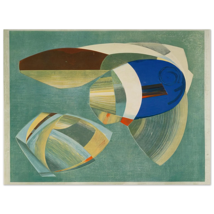 John Ferren - Sea Forms - 1937  75x100 cm / 30x40inches Fine Art Poster