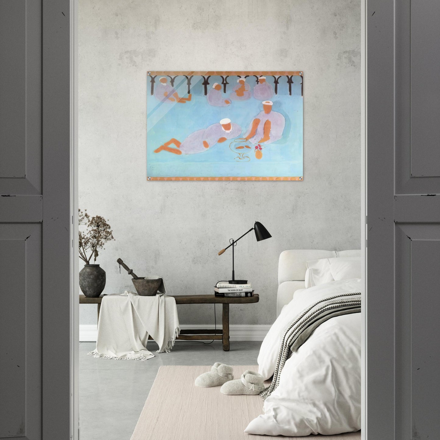 MOROCCAN CAF 1913 - Henri Matisse Acrylic Print - 70x100 cm / 28x40″ inches | Henri Matisse Wall Art | Henri Matisse Prints