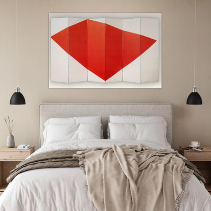 Correspondence Red-White, side B - 1966 - Leon Polk Smith Art Prints - 100x150 cm / 40x60″ inches | Leon Polk Smith Poster | Leon Polk Smith Prints