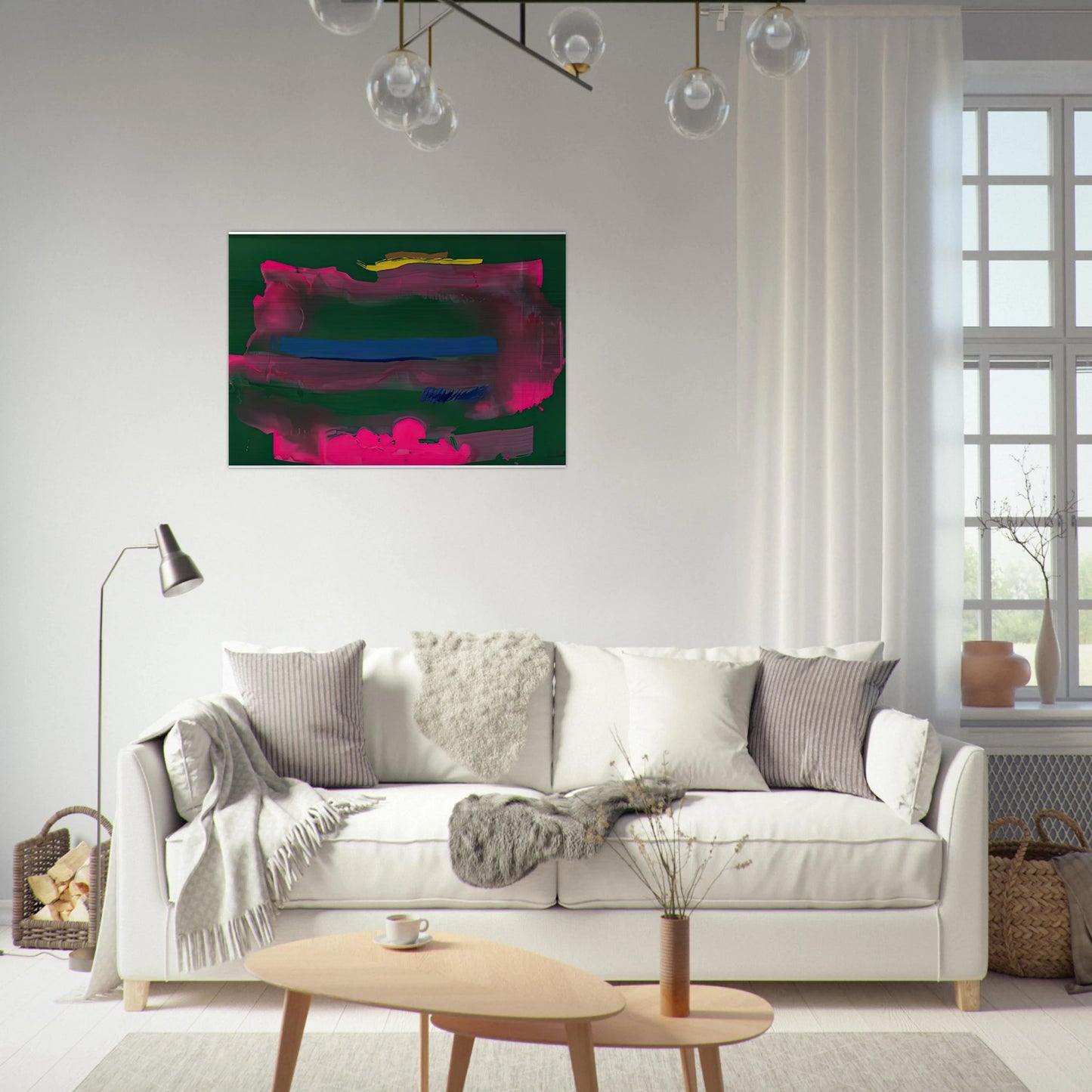 Reef, 1991- - Helen Frankenthaler Brushed Aluminum Print - 70x100 cm / 28x40 inches | Helen Frankenthaler Aluminum Print | Helen Frankenthaler Prints