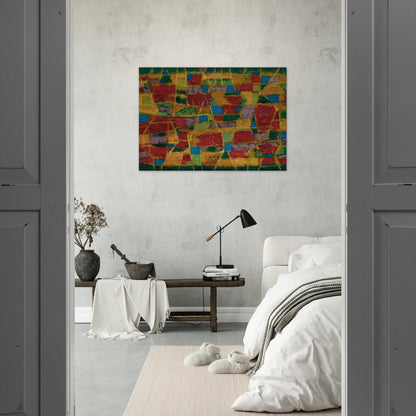 Champs de blé - 1949 - Alfred Manessier Brushed Aluminum Print - 70x100 cm / 28x40 inches | Alfred Manessier Aluminum Print | Alfred Manessier Prints