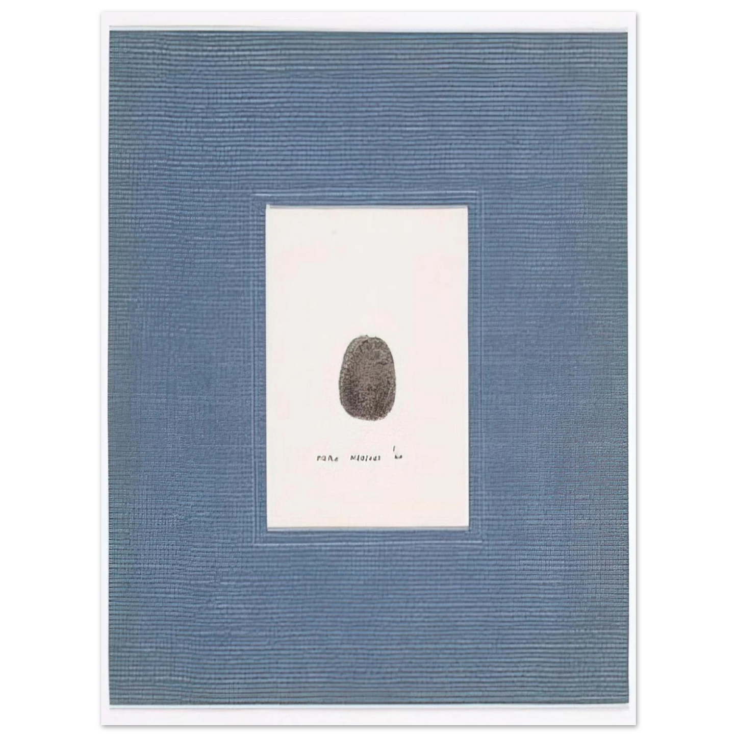 Piero Manzoni - Thumbprint - 1960  75x100 cm / 30x40inches Fine Art Poster
