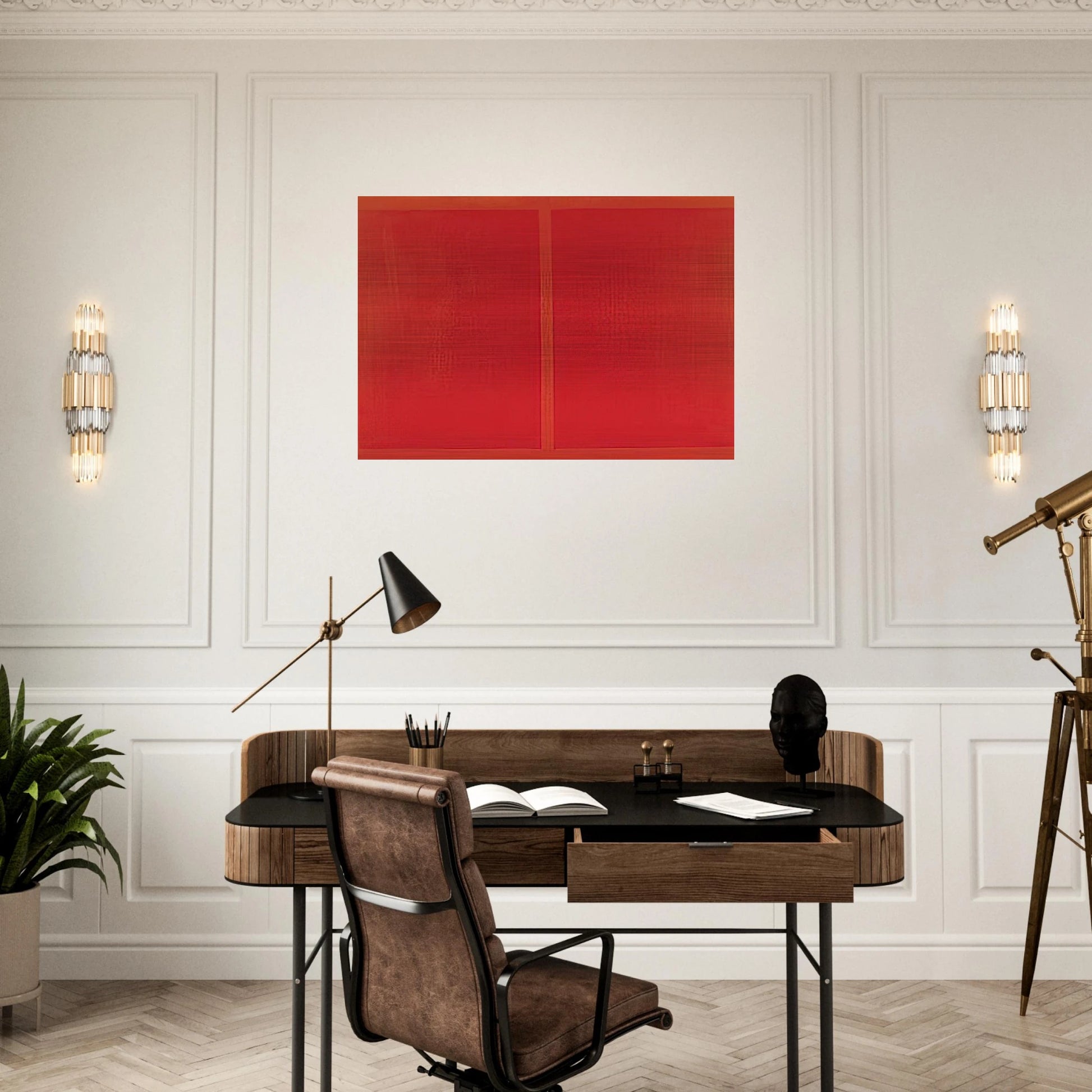 Rettangoli equivalenti - 1965 - Antonio Calderara Brushed Aluminum Print - 70x100 cm / 28x40 inches | Antonio Calderara Aluminum Print | Antonio Calderara Prints