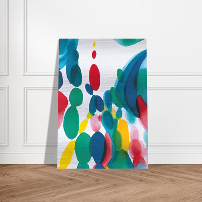 Abstract Composition - Alice Baber Brushed Aluminum Print - 70x100 cm / 28x40 inches | Alice Baber Aluminum Print | Alice Baber Prints