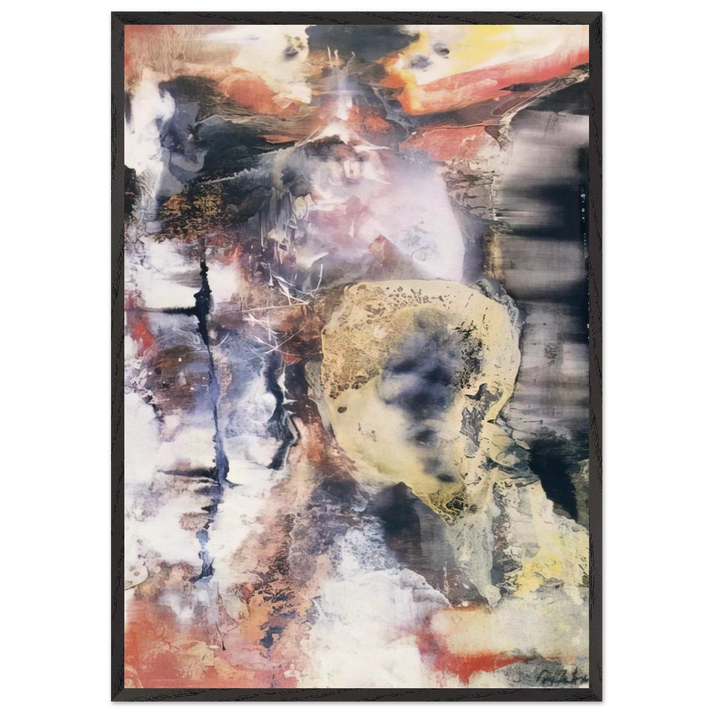 The Archer - Paul Jenkins 70x100 cm / 28x40 inches Framed Art Print – Black Wooden Frame