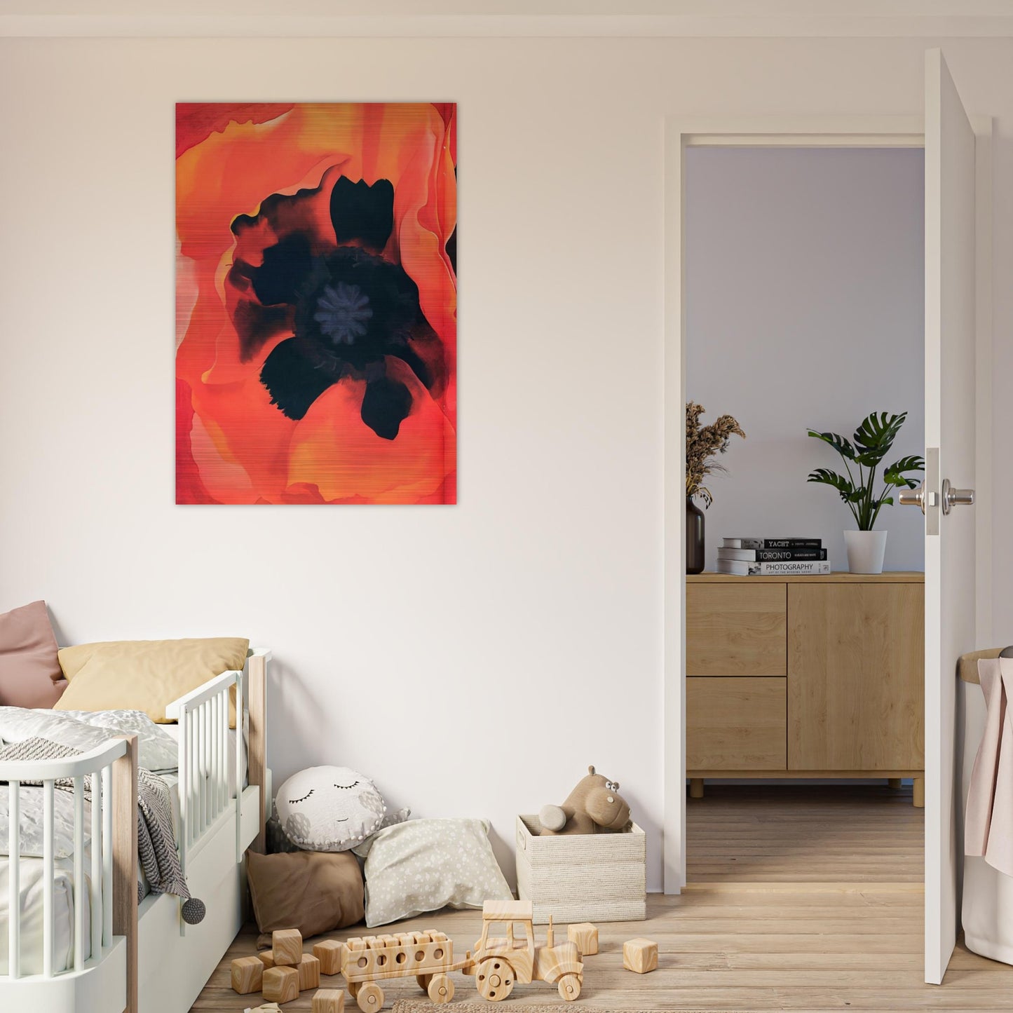 Poppy 2 - Georgia O'Keeffe Brushed Aluminum Print - 70x100 cm / 28x40 inches | Georgia O'Keeffe Aluminum Print | Georgia O'Keeffe Prints