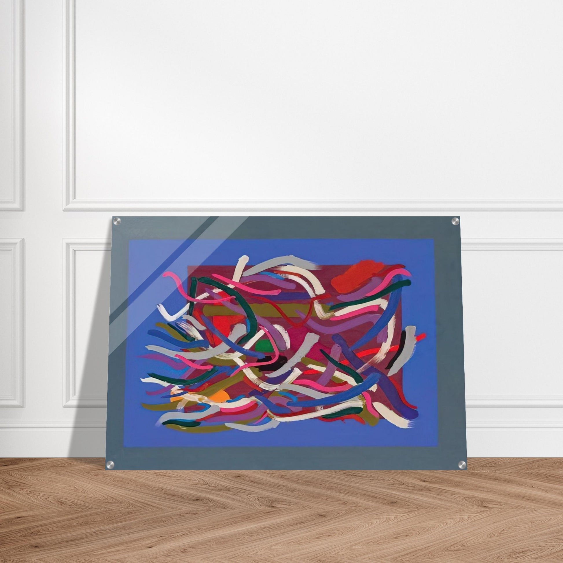 Blue Green Ground - 1961 - John Ferren Acrylic Print - 70x100 cm / 28x40″ inches | John Ferren Wall Art | John Ferren Prints