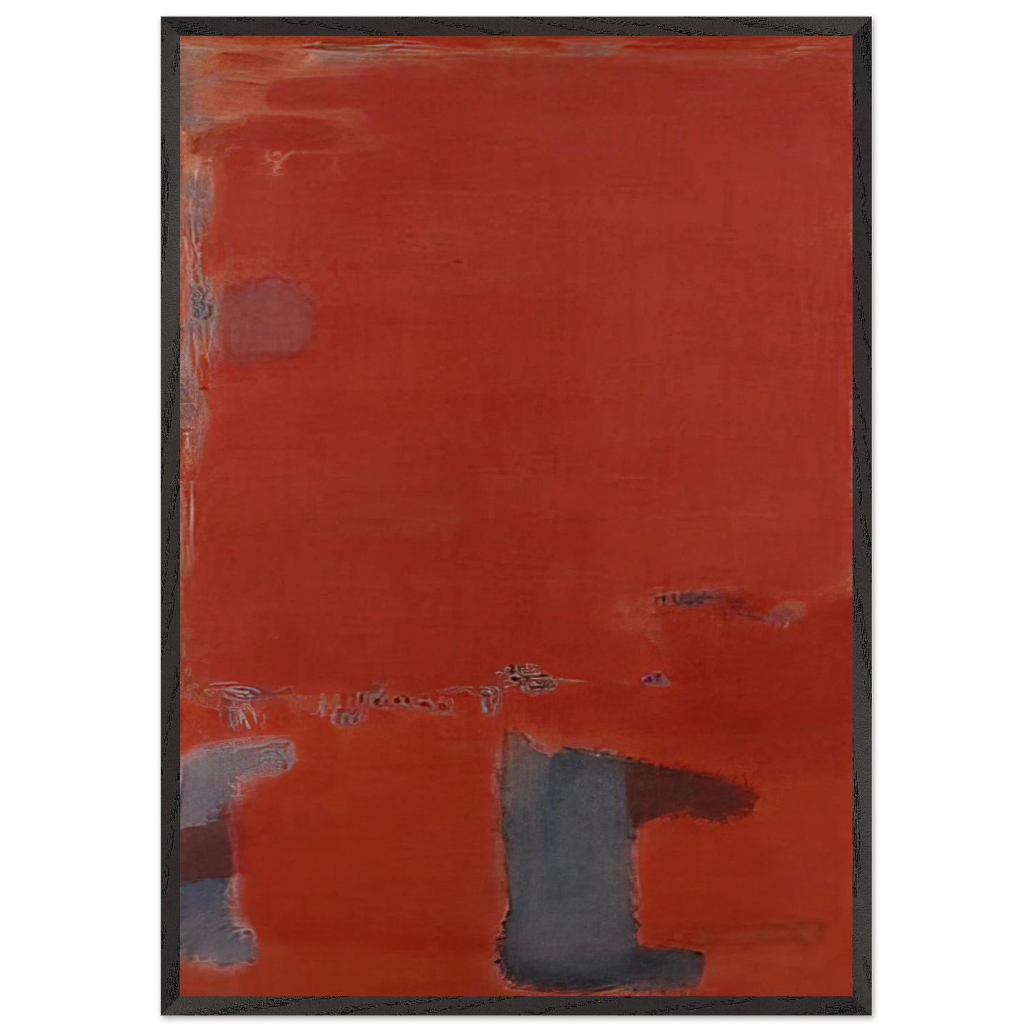No 21 - c1949  New York  United States - Mark Rothko 70x100 cm / 28x40 inches Framed Art Print – Black Wooden Frame