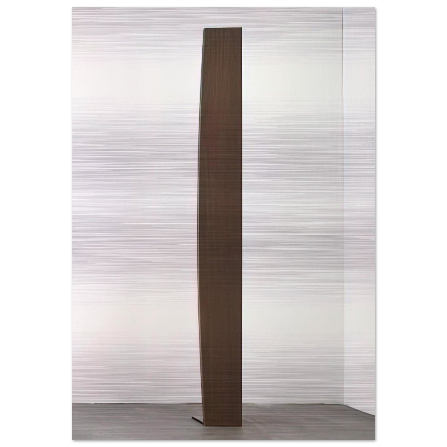 Curve XXXVI - Ellsworth Kelly Brushed Aluminum Print - 70x100 cm / 28x40 inches | Ellsworth Kelly Aluminum Print | Ellsworth Kelly Prints