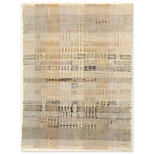 Anni Albers - DEVELOPMENT IN ROSE I 1952  75x100 cm / 30x40inches Fine Art Poster