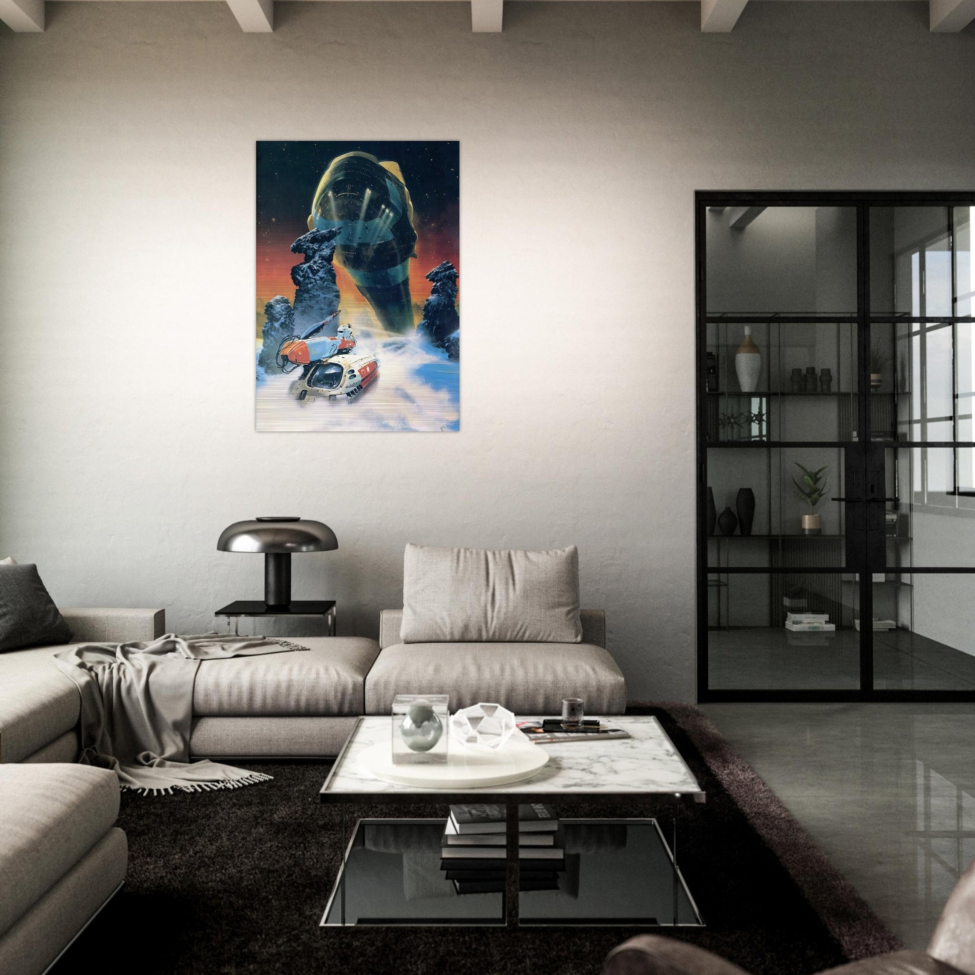 Chris Foss - Chris Foss Brushed Aluminum Print - 70x100 cm / 28x40 inches | Chris Foss Aluminum Print | Chris Foss Prints
