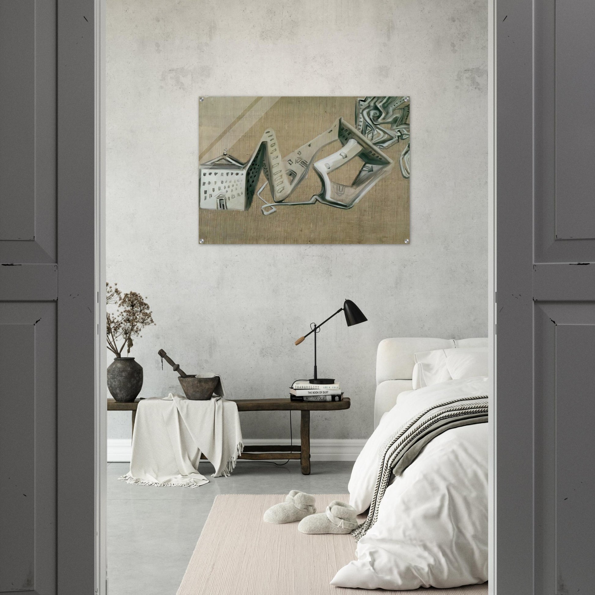 ARCHITECTURAL CONTORTION OF EL ESCORIAL - Salvador Dali Acrylic Print - 70x100 cm / 28x40″ inches | Salvador Dali Wall Art | Salvador Dali Prints