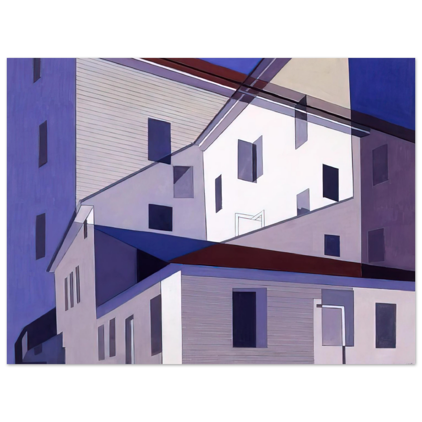 Charles Sheeler - On A Shaker Theme #2 - Precisionism  75x100 cm / 30x40inches Fine Art Poster