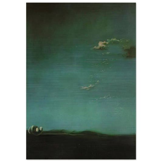 HYPNAGOGIC MONUMENT - Salvador Dali Brushed Aluminum Print - 70x100 cm / 28x40 inches | Salvador Dali Aluminum Print | Salvador Dali Prints