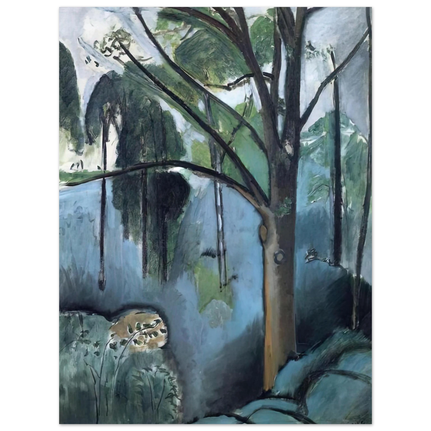 Henri Matisse - TRIVAUX POND 1917  75x100 cm / 30x40inches Fine Art Poster