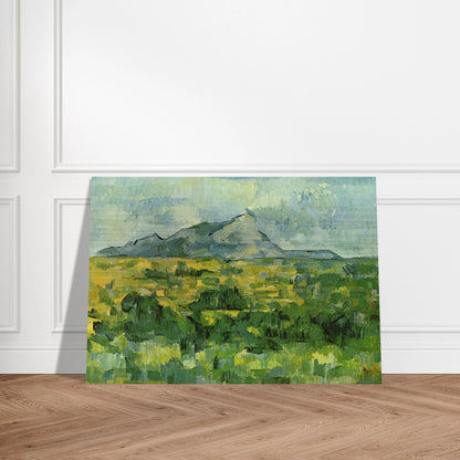 Mont Sainte-Victoire - Paul Cézanne Brushed Aluminum Print - 70x100 cm / 28x40 inches | Paul Cézanne Aluminum Print | Paul Cézanne Prints