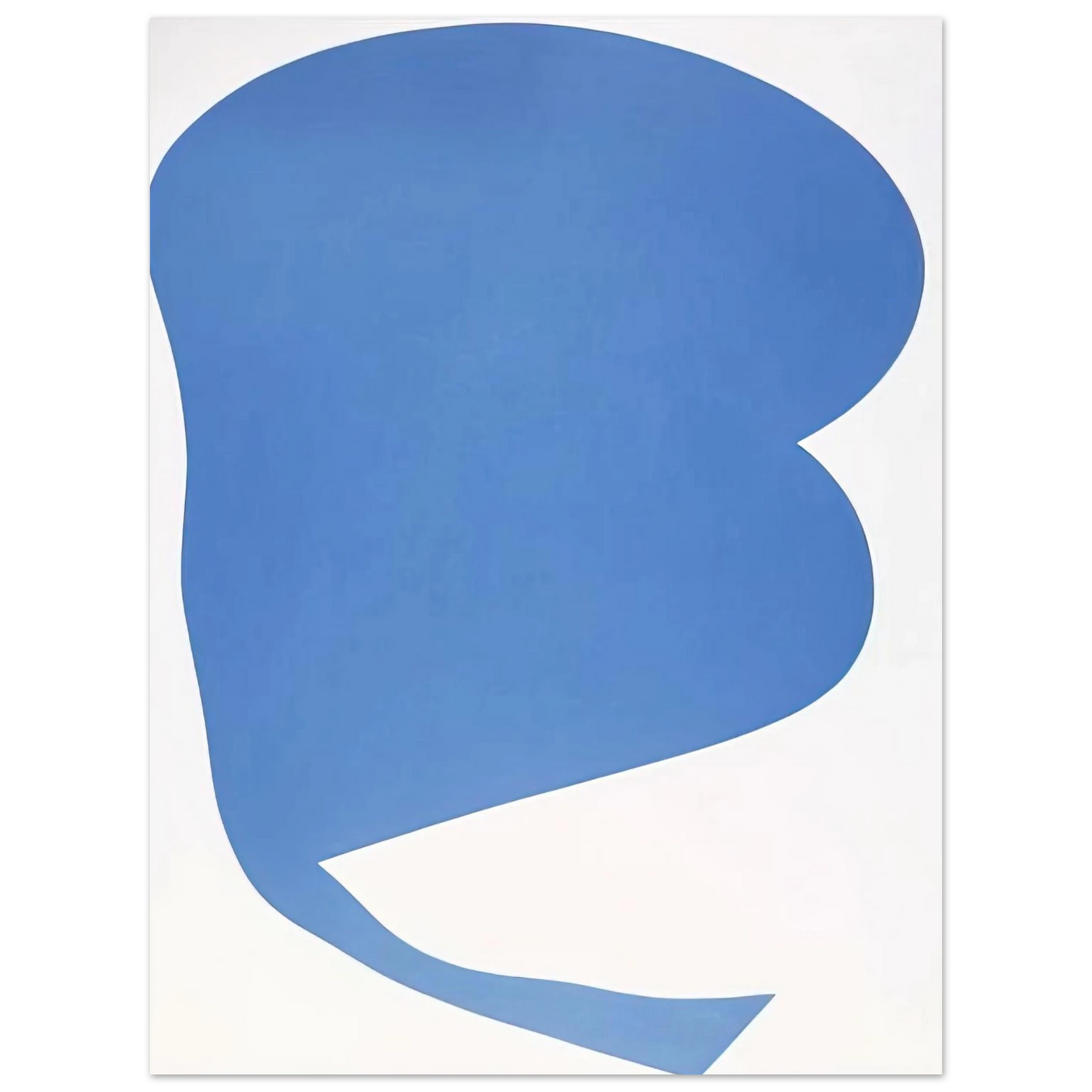 Ellsworth Kelly - Blue on White  75x100 cm / 30x40inches Fine Art Poster