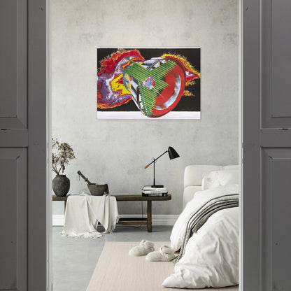 Space Dust - James Rosenquist Brushed Aluminum Print - 70x100 cm / 28x40 inches | James Rosenquist Aluminum Print | James Rosenquist Prints