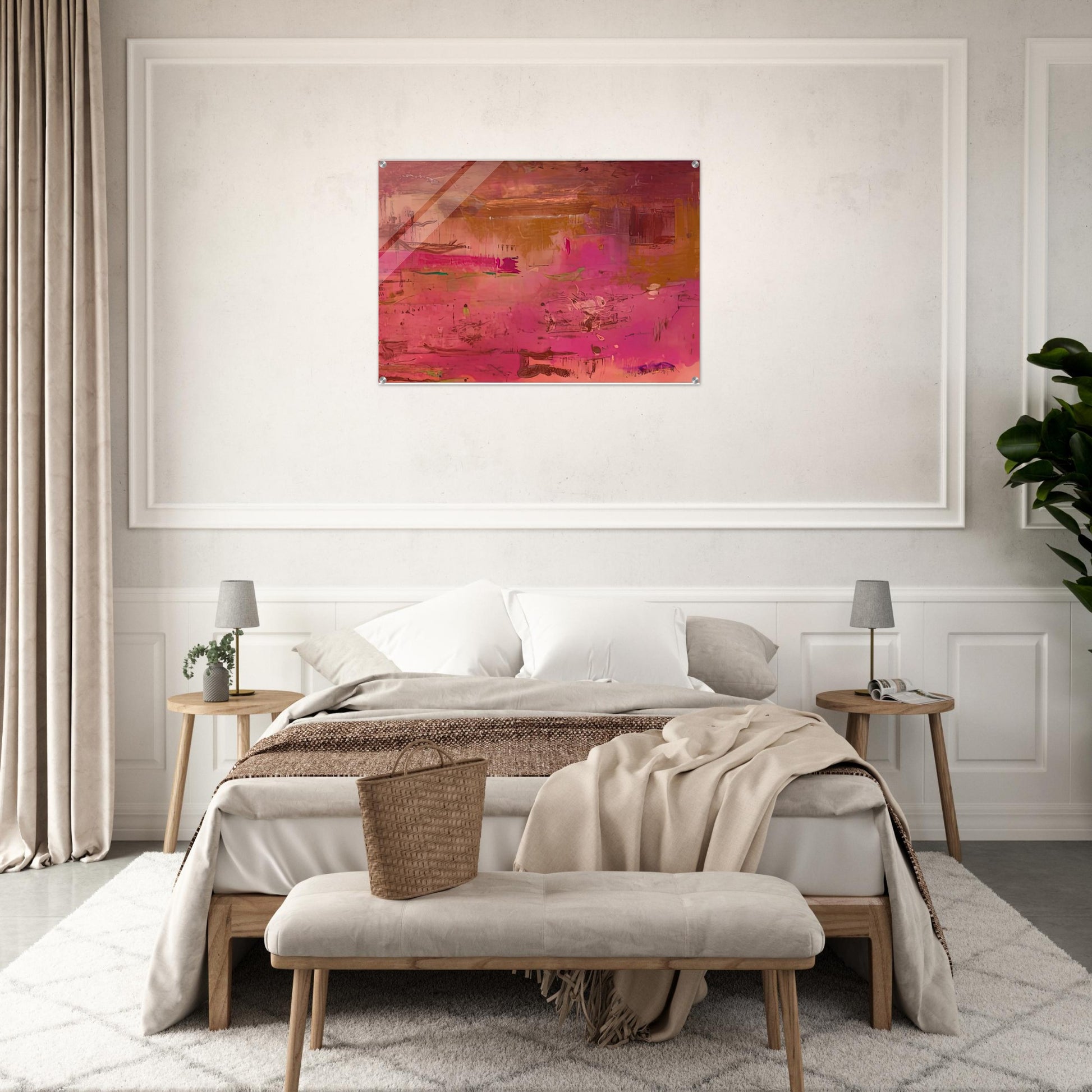 Dream Walk Red, 1978- - Helen Frankenthaler Acrylic Print - 70x100 cm / 28x40″ inches | Helen Frankenthaler Wall Art | Helen Frankenthaler Prints