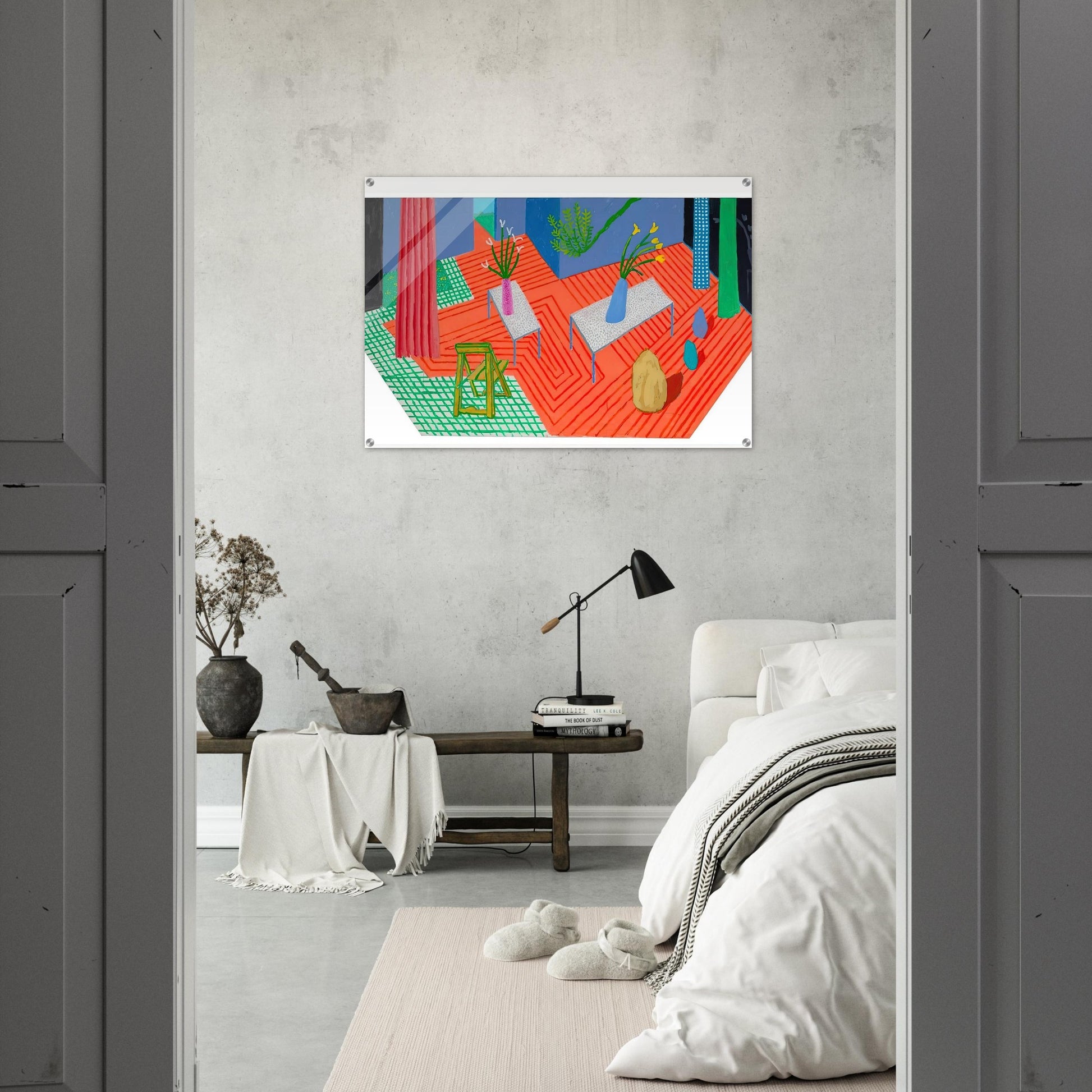 David Hockney - David Hockney Acrylic Print - 70x100 cm / 28x40″ inches | David Hockney Art | Artwork by David Hockney