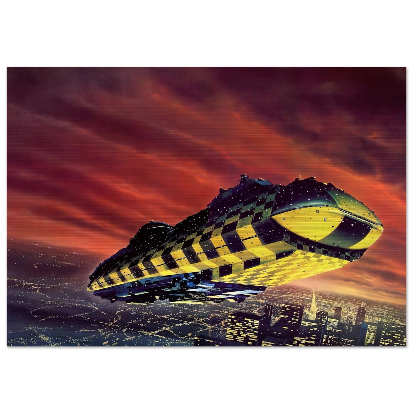 Chris Foss - Chris Foss Brushed Aluminum Print - 70x100 cm / 28x40 inches | Chris Foss Aluminum Print | Chris Foss Prints