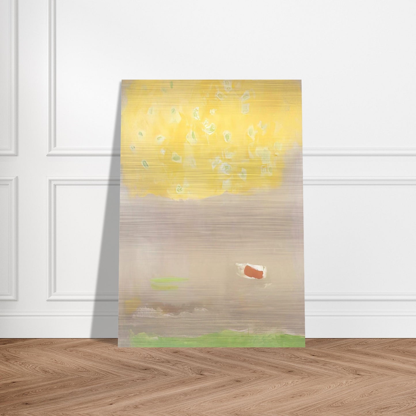 COMPOSITION 1997 - Esteban Vicente Brushed Aluminum Print - 70x100 cm / 28x40 inches | Esteban Vicente Aluminum Print | Esteban Vicente Prints
