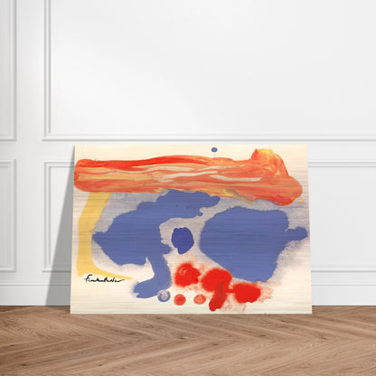 Summerscene, Provincetown - 1961 - Helen Frankenthaler Brushed Aluminum Print - 70x100 cm / 28x40 inches | Helen Frankenthaler Aluminum Print | Helen Frankenthaler Prints