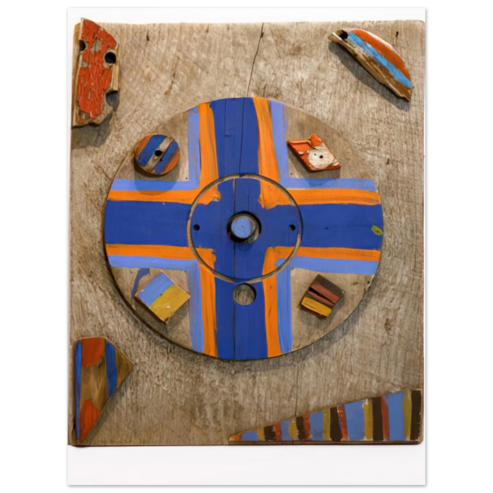 Betty Parsons - Eye of the Cross - 1976  75x100 cm / 30x40inches Fine Art Poster