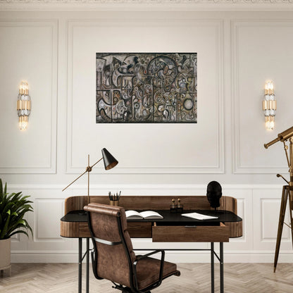 Symphony No. 1, The Transcendental - Richard Pousette-Dart Brushed Aluminum Print - 70x100 cm / 28x40 inches | Richard Pousette-Dart Aluminum Print | Richard Pousette-Dart Prints