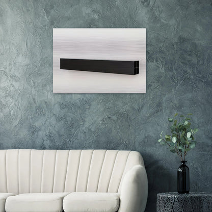 Untitled - 1990 - Donald Judd Brushed Aluminum Print - 70x100 cm / 28x40 inches | Donald Judd Aluminum Print | Donald Judd Prints